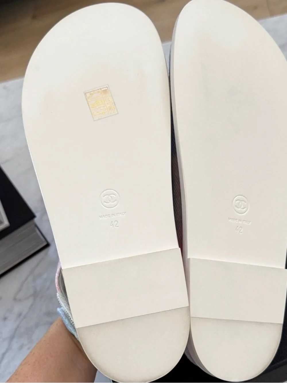 CHANEL Multicolor Dad Sandals